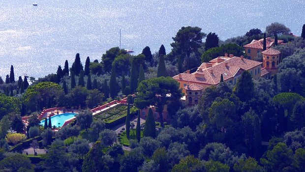 A Villa Leopolda, localizada na Cote D'Azure, na Riviera França, pertence à brasileira Lily Safra (Foto: Miniwark/Wikipedia)