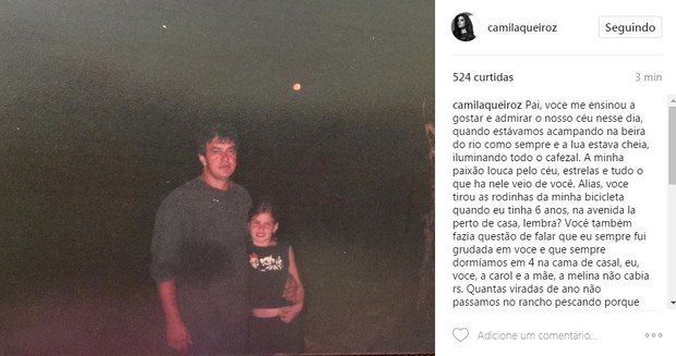 Post Camila Queiroz (Foto: Reprodução/ Instagram)
