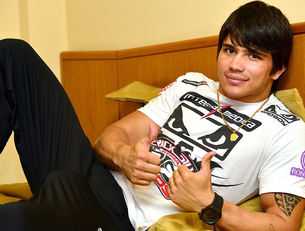Eric Silva, UFC, Hotel Windosor Barra (Foto: Nelson Veiga / Globoesporte.com)