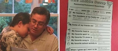 Menino autista diz que não tem amigos e post de pai emociona (reprodução)