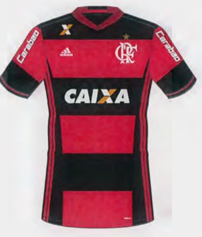 Carabao, na manga, é a nova patrocinadora do Flamengo (Foto: Reprodução)