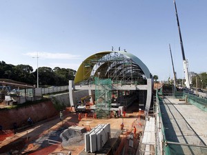 Resultado de imagem para Obras metrô Lauro de Freitas