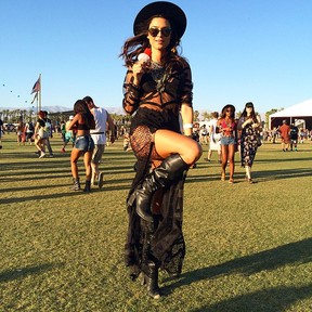 Thaila Ayala no  festival Coachella, na Califórnia, nos Estados Unidos (Foto: Instagram/ Reprodução)