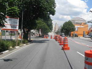 Viaduto Orlando Murgel, em São Paulo (Foto: Nathália Duarte/G1)