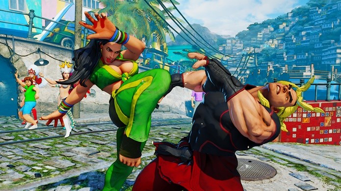 Cenário do Brasil traz as lutas de Street Fighter V ao Rio de Janeiro (Foto: Divulgação/Capcom)