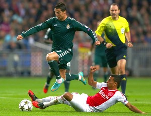 Cristiano Ronaldo, Ajax e Real MAdrid (Foto: Getty Images)