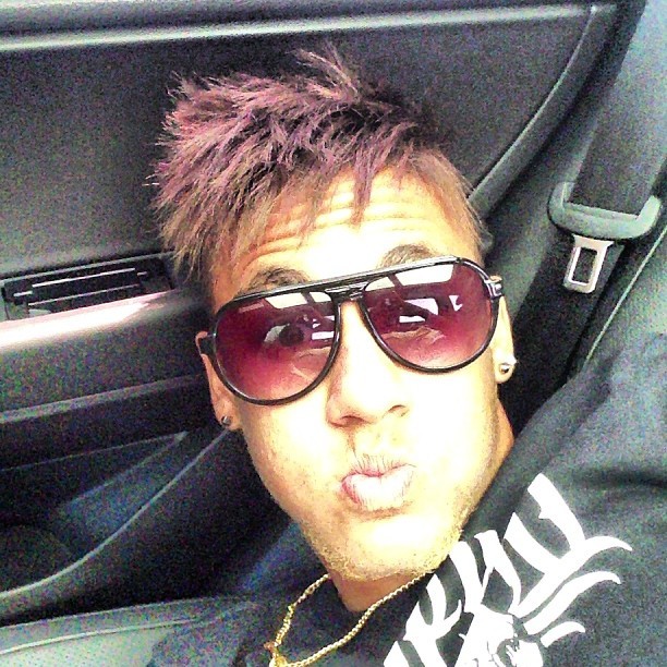 Neymar fazendo biquinho (Foto: Reprodução / Instagram)