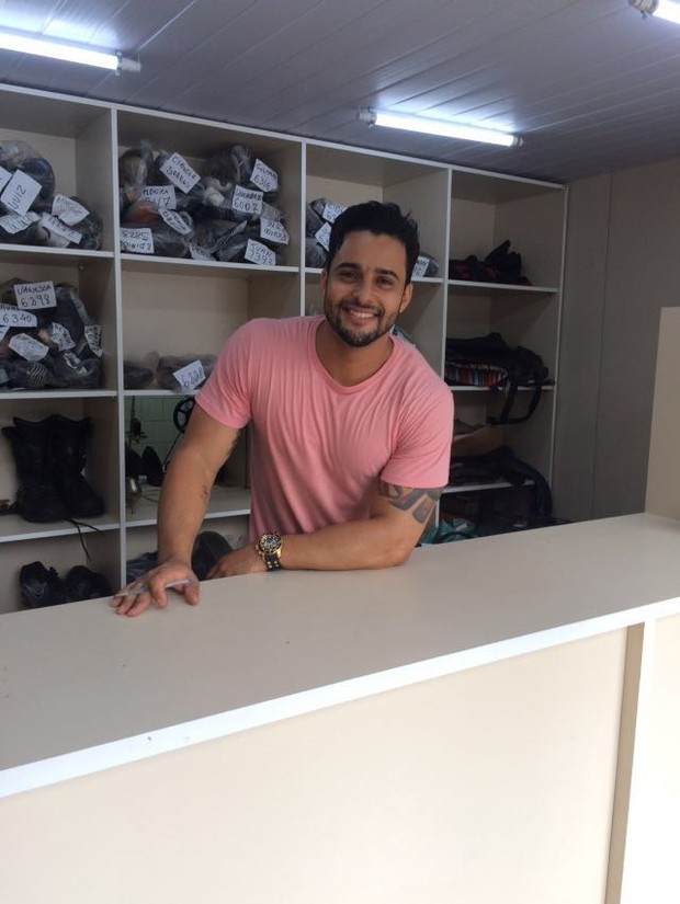 Jonatas Galvão em sua nova loja reformada (Foto: Arquivo pessoal)