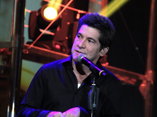 Daniel grava o musical de abertura do 'Programa do Jô' (Foto: Marcos Mazini/Gshow)
