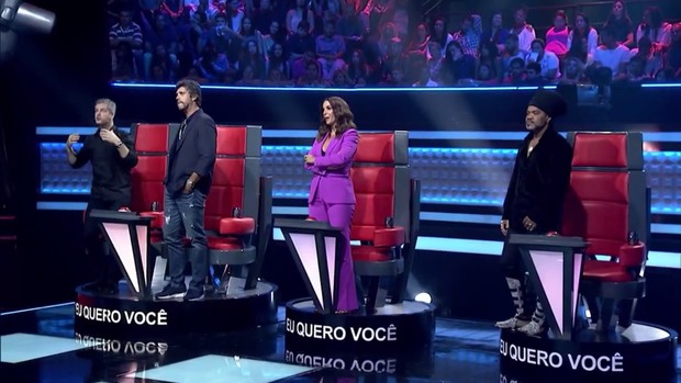 Victor e Léo, Ivete Sangalo e Carlinhos Brown são os técnicos do The Voice Kids (Foto: Reprodução/Globo)