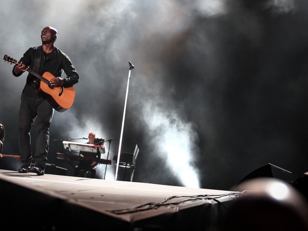 Seal se apresenta no Palco Mundo, no terceiro dia do Rock in Rio 2015 (Foto: Fabio Tito/G1)