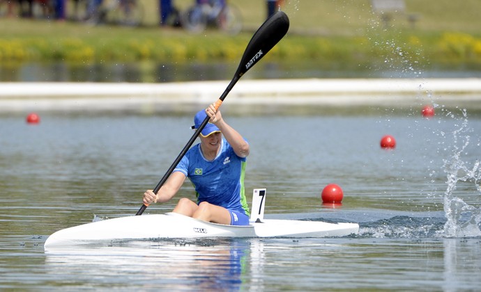 Ana Paula Vergutz brasileira canoagem k1 500m Jogos Pan Americanos 2015 (Foto: Eric Bolte-USA TODAY Sports)