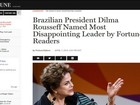 Em enquete 'bombada' por movimentos pró-impeachment, Dilma é eleita 'líder mais decepcionante do mundo'