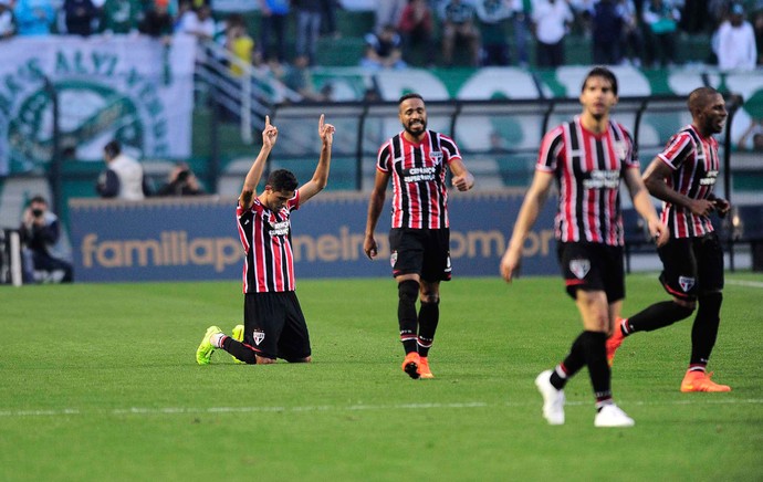 Alan Kardec São Paulo gol Palmeiras  (Foto: Marcos Ribolli)