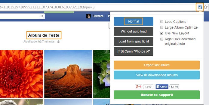 Inicie o download com a extensão para Chrome (Foto: Reprodução/Barbara Mannara)