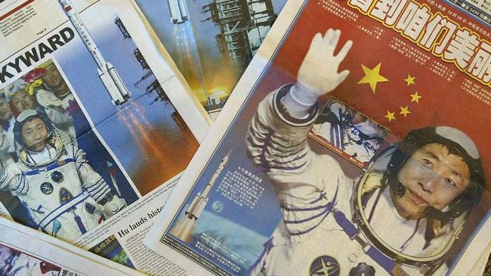Yang é considerado um herói na China e ainda dá palestras sobre sua viagem  (Foto: AFP)