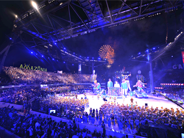 Boi Caprichoso abriu a terceira noite de apresentações (Foto: Divulgação/ Secom)