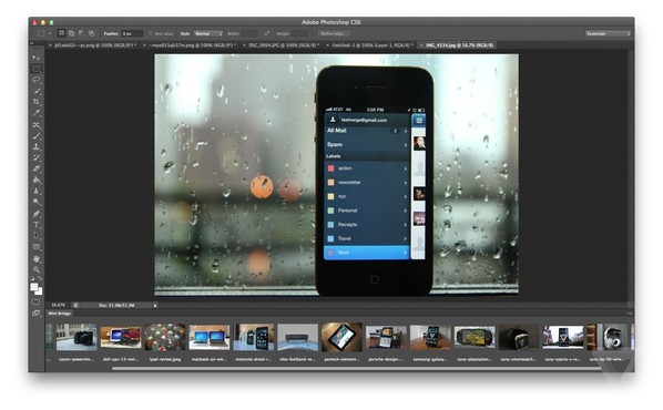 screenshot de Adobe Photoshop