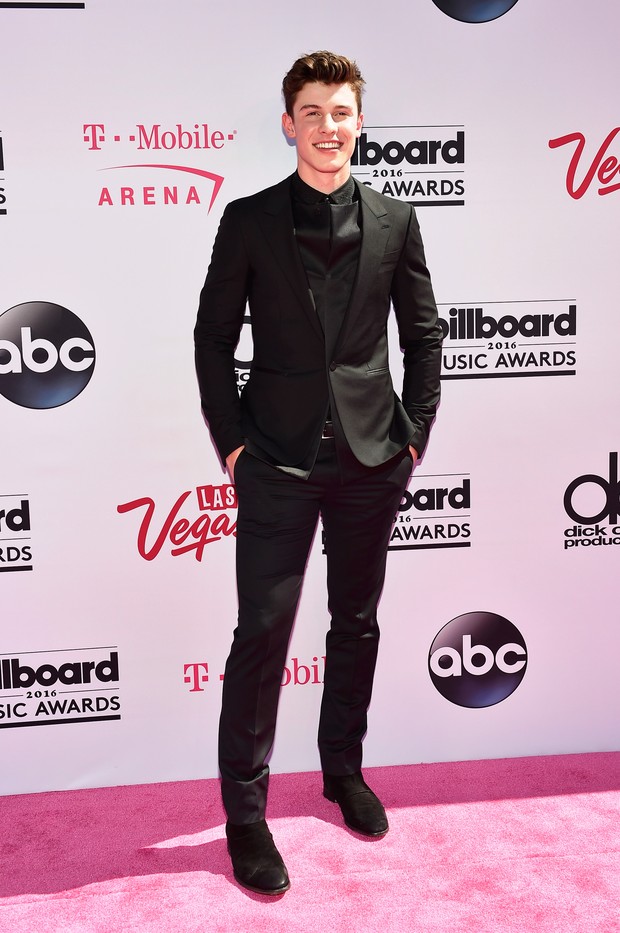 Shawn Mendes no Billboard Music Awards (Foto: AFP)