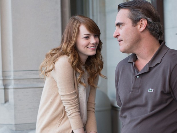 Emma Stone e Joaquin Phoenix em 'O homem irracional', de Woody Allen (Foto: Divulgação) Emma Stone e Joaquin Phoenix em 'O homem irracional', de Woody Allen (Foto: Divulgação)