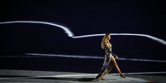 A modelo brasileira Gisele Bündchen durante cerimonia de abertura da Olimpíada Rio 2016 (Foto: Ricardo Nogueira/ÉPOCA) A modelo brasileira Gisele Bündchen durante cerimonia de abertura da Olimpíada Rio 2016 (Foto: Ricardo Nogueira/ÉPOCA)