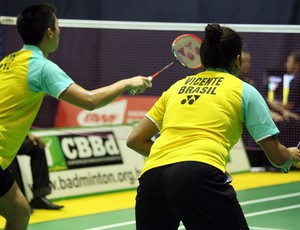 Lohaynny Vicente e Alex Tjong Badminton (Foto: Divulgação)