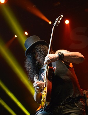Slash inicia turnê brasileira no Rio de Janeiro (Foto: Maria Chrisá/G1)