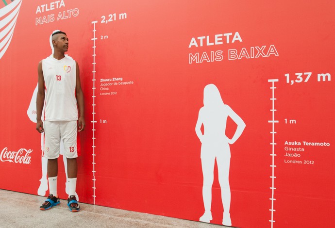 Matheus Maciel, basquete, Jogos Escolares, gigante (Foto: Anderson Santiago)