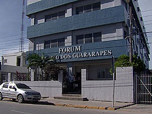Fórum de Jaboatão dos Guararapes - Pernambuco (Foto: Reprodução / TV Globo)