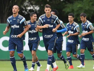 Treino Palmeiras (Foto: Cesar Greco/Ag Palmeiras/Divulgação)