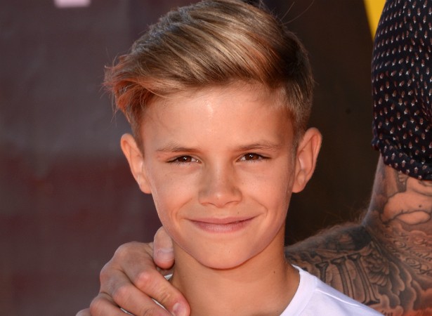 Romeo Beckham, filho de Victoria com David, tem 12 anos e posa desde os 10 para campanhas publicitárias de grifes! Nada como ter uma mãe estilista e um pai que estrela dezenas de anúncios... (Foto: Getty Images)