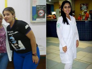 Samanta Oliveira, de 19 anos, perdeu 21 kg  (Foto: Arquivo pessoal)