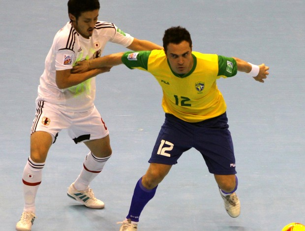 Mundial de futsal falcão brasil  japão - Agência AP (Foto: Agência AP)