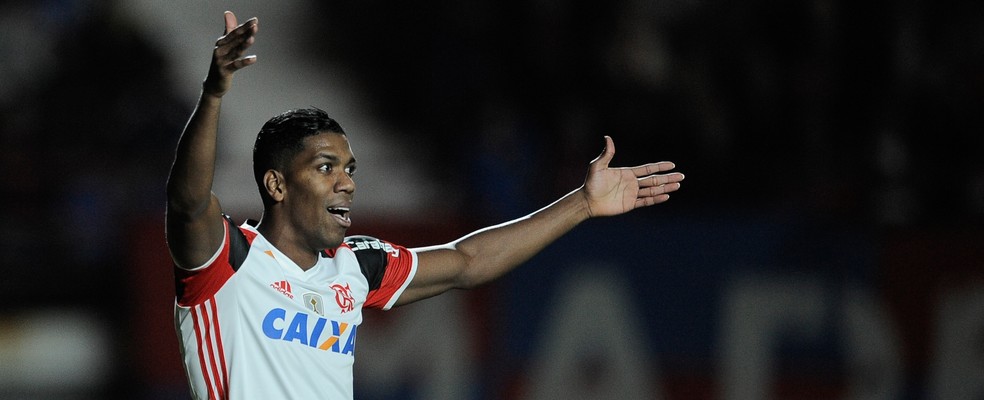 Berrío teve atuação ruim contra o San Lorenzo (Foto: Staff Images/Flamengo)