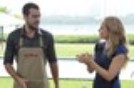 Ator Joaquim Lopes prepara salmão para festa de Angélica (TV Globo/Felipe Monteiro)