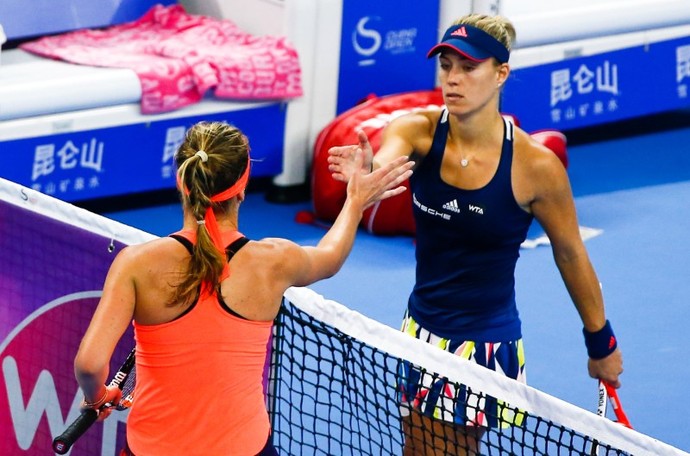 Elena Svitolina; Angelique Kerber; Pequim; tênis (Foto: Reuters)
