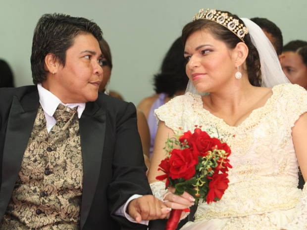 Cristiane e Marjonie Freire já mantinham relação estável há oito anos.  (Foto: Igor Mota/ Amazônia Jornal)