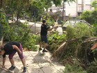 Pais ajudam a recuperar danos em escola de Porto Alegre após temporal