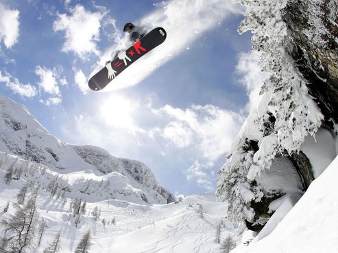 screenshot de Papel de Parede: Snowboard