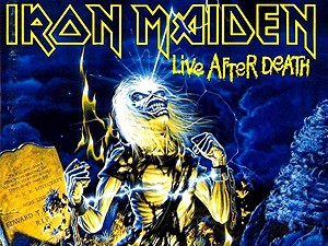 Capa do disco 'Live after death', do Iron Maiden. (Foto: Divulgação)