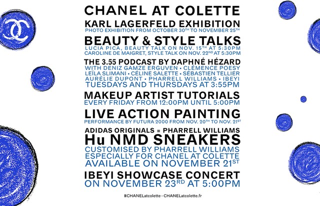 Cronograma da Chanel + Colette (Foto: Divulgação)