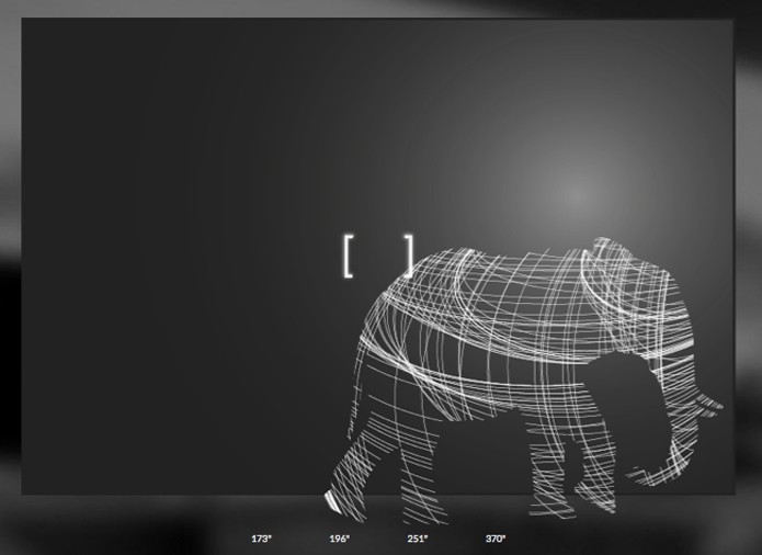 Comparação do tamanho da TV de 370 polegadas com um elefante (Foto: Reprodução/Titan) Comparação do tamanho da TV de 370 polegadas com um elefante (Foto: Reprodução/Titan)