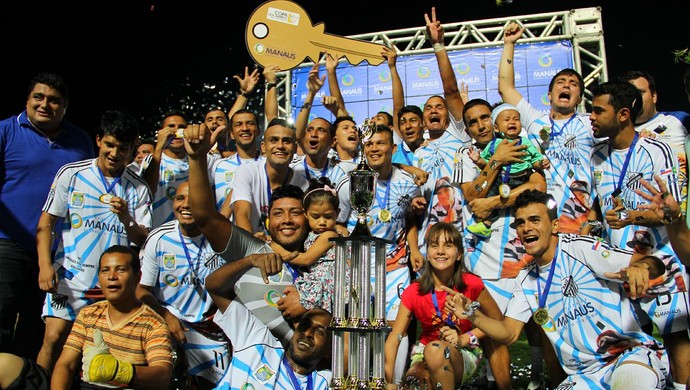 Raiz campeão da Copa dos Bairros 2014 (Foto: Adeilson Albuquerque)