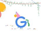 Google comemora 18º aniversário com doodle
