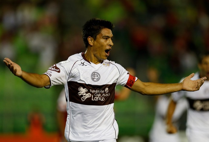 Goltz Lanús Caracas Libertadores (Foto: Agência AP)