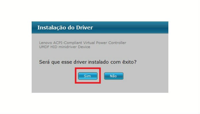 Atualização de drive é feita automaticamente (Reprodução/Rafaela Antunes)
