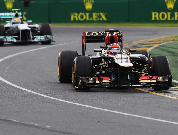 Kimi Raikkonen lotus GP da Austrália (Foto: Agência Getty Images) Kimi Raikkonen lotus GP da Austrália (Foto: Agência Getty Images)