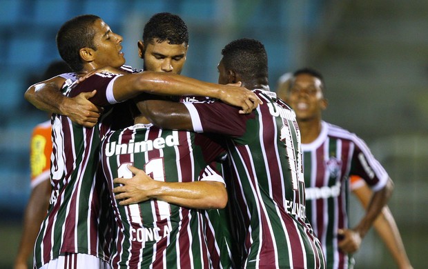 Fluminense comemora contra o Audax (Foto: Photocamera)