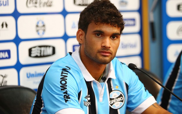 Willian josé é apresentado no Grêmio (Foto: Lucas Uebel/Divulgação, Grêmio)