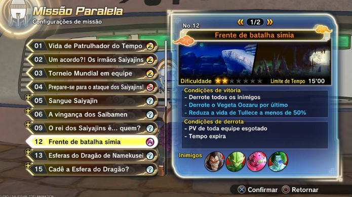 Dragon Ball Xenoverse 2: jogue a missão paralela 12 (Foto: Reprodução / Thomas Schulze)